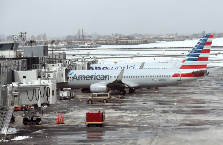 The American Airlines incident follows an altercation on a United Airlines flight earlier this month when a passenger was involuntarily removed from the plane. (AP Photo/Seth Wenig)