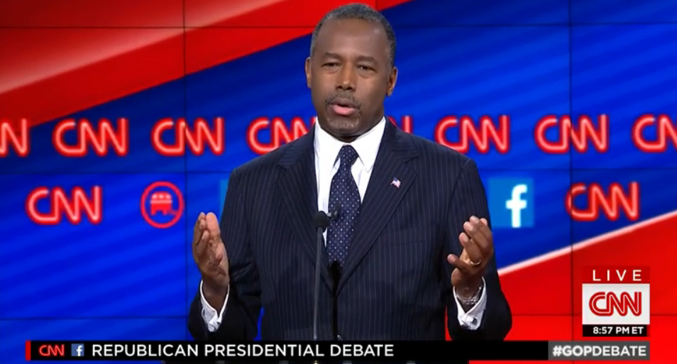 Carson advises U.S. to secure its own oxygen mask first