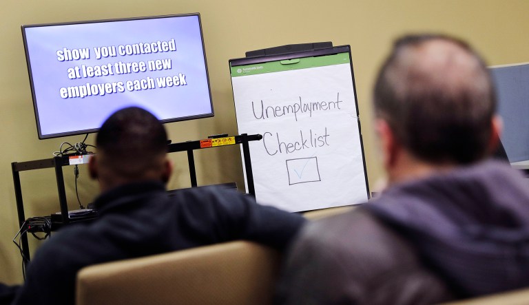 Total continuing claims for unemployment benefits ran at the lowest level in 28 years at the beginning of May, the Department of Labor reported. (AP Photo/David Goldman, File)