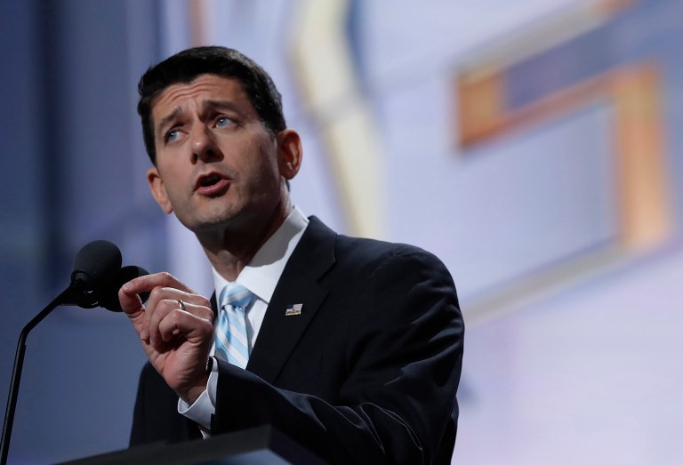House Speaker Paul Ryan, R-Wis., said 