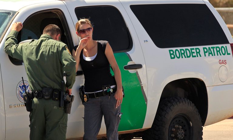 Two underage American citizens in Naco, Arizona have been apprehended by U.S. Customs and Border Protection agents for being on the receiving end of an air cannon drug smuggling operation from Mexico. (AP Photo/Ross D. Franklin)