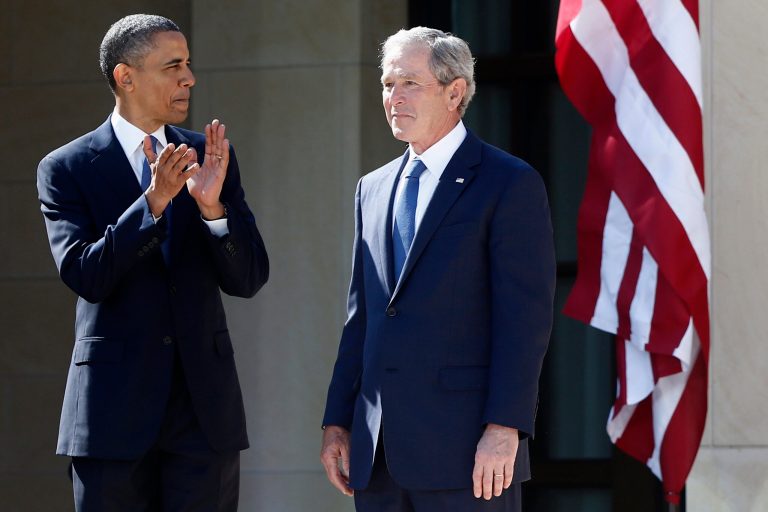 President Bush's presidency functionally came to an end in 2005 in the aftermath of Hurricane Katrina. If President Obama isn't careful, his presidency will suffer a similar fate.ÃÂ (AP Photo/Charles Dharapak, File)