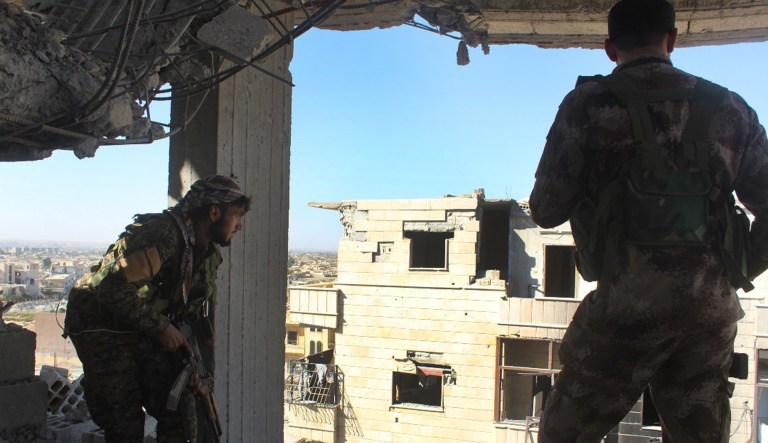 The U.S. military has stopped short of declaring the battle for Raqqa over, but said ISIS was on the 