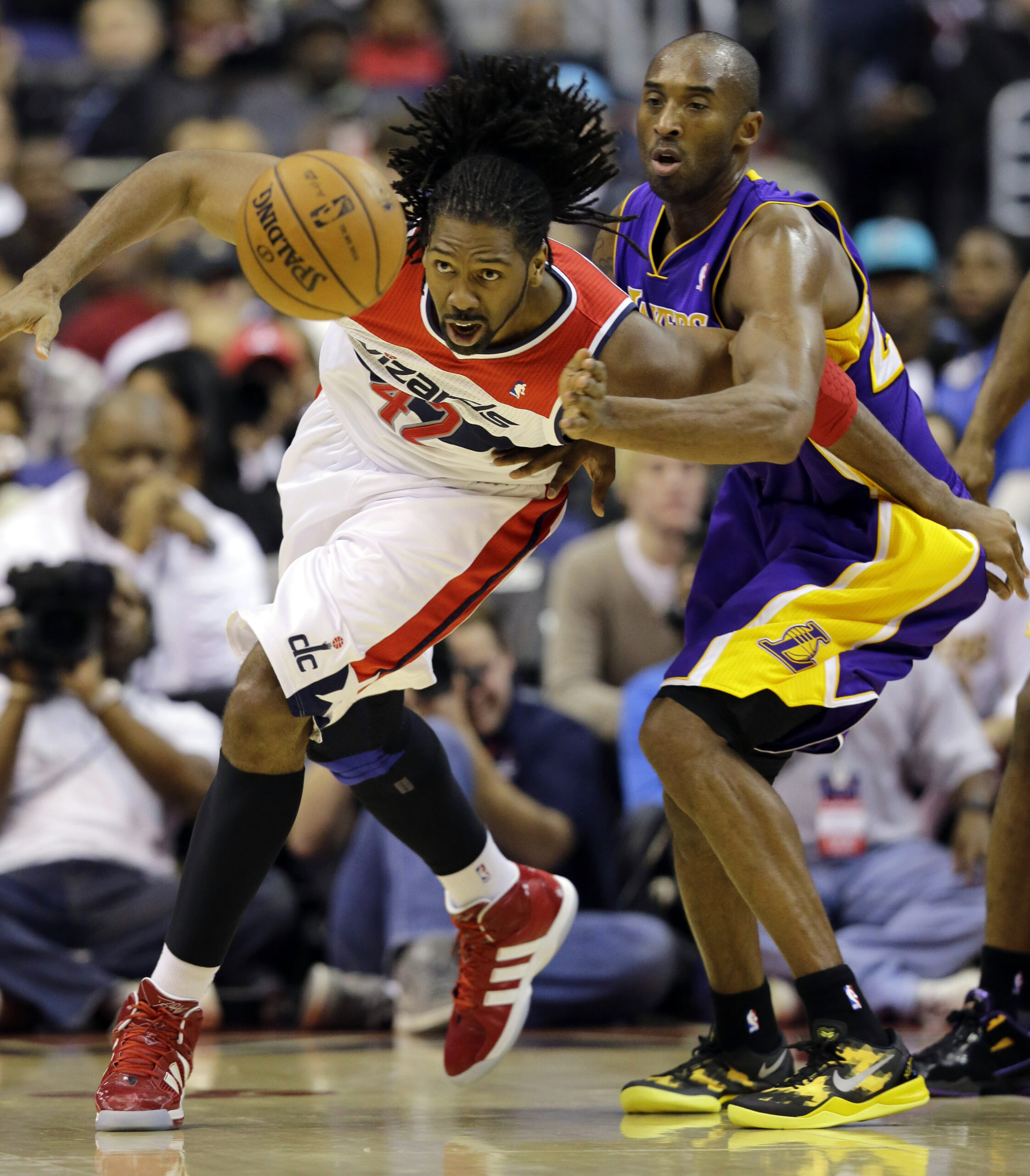 Bryant’s 30 points help Lakers edge Wizards 102-96
