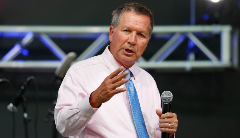 Ohio Gov. John Kasich said the bill would force governors into terrible decisions. (AP Photo/Alex Brandon)