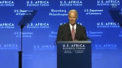 VIDEO: Obama, Biden focus on business opportunities in Africa