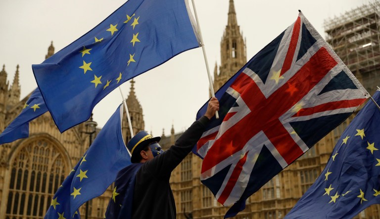 The answer given by the British people to the Brexit question was unambiguous. (AP Photo/Matt Dunham)