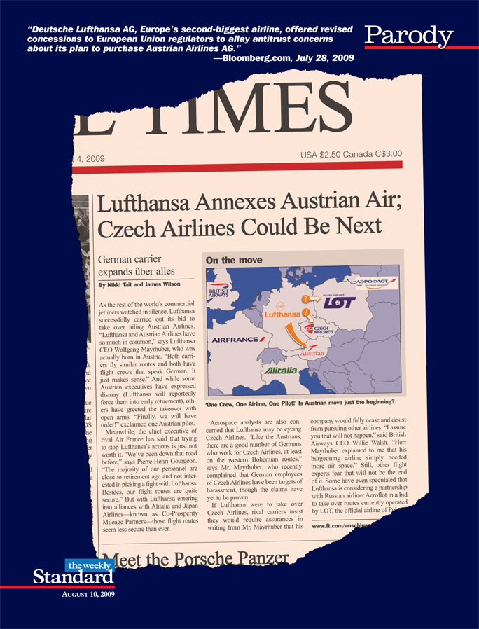 Lufthansa plots takeover of the skies