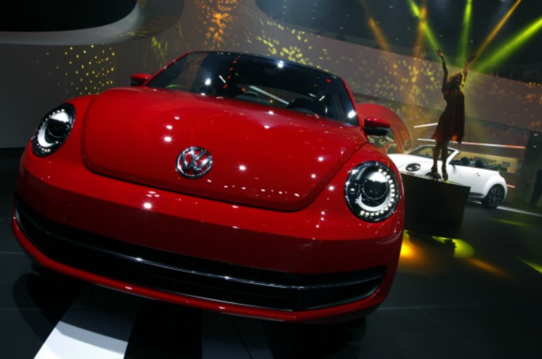 Volkswagen said it will outfit 7 million vehicles annually with a filter that will reduce soot emissions by 90 percent by 2022, but environmentalists are skeptical the company will live up to its goals. (AP Photo/Paul Sancya)