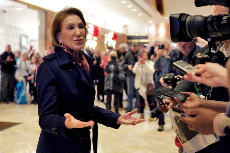Former 2016 GOP presidential hopeful Carly Fiorina had her fair share of drama with President-elect Donald Trump during the campaign season last year. (AP Photo/Richard Drew)