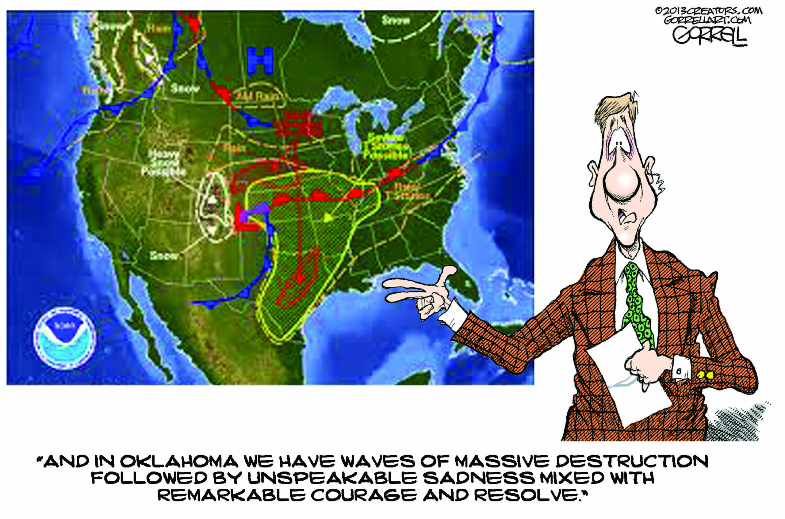 Cartoon for May 23: Today’s forecast