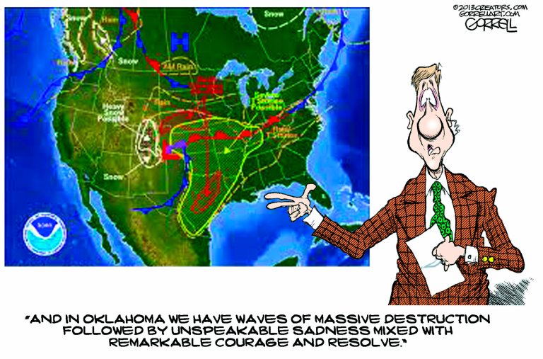 Cartoon for May 23: Today’s forecast