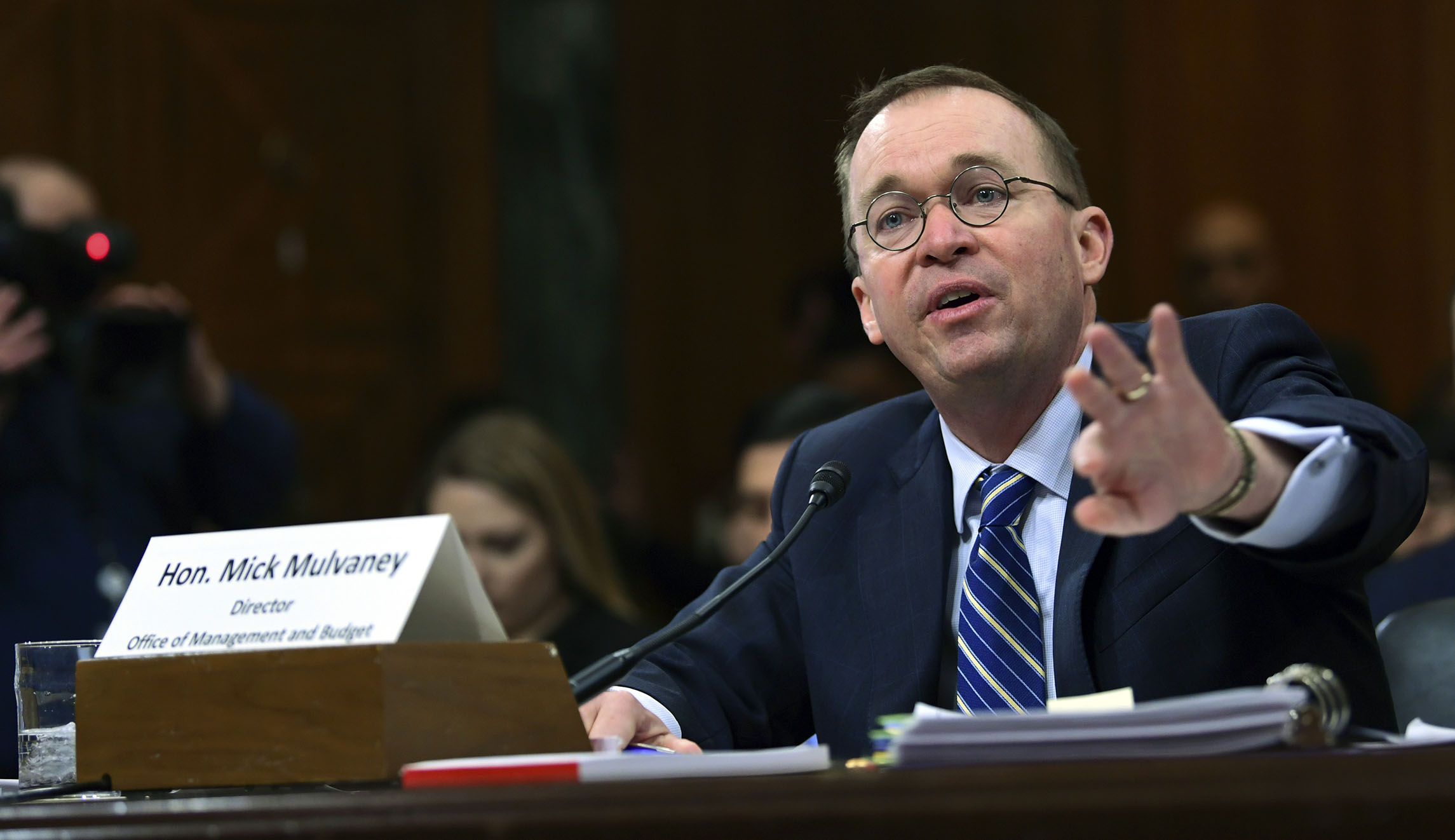 Mick Mulvaney dodges Elizabeth Warren on payday loans with allusion to her support from trial lawyers