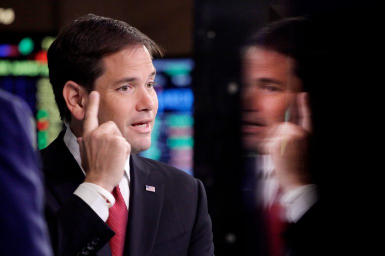 Marco Rubio's commentsÂ come a day after Donald Trump defended eminent domain, especially in instances where the creation of 