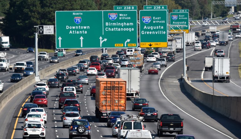 Georgia Gov. Nathan Deal has encouraged more than half a million residents of the state's coastline to evacuate their homes before Irma hits the continental U.S. late Saturday night. (AP Photo/Mike Stewart)