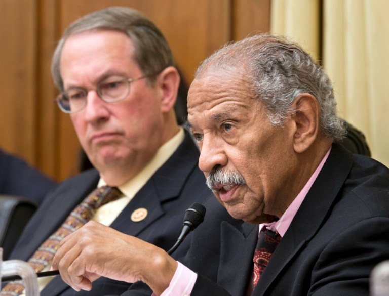 "[C]an you appreciate our frustration that this case appears to be little more than end run around this committee?" Rep. John Conyers, D-Mich., asked FBI Director James Comey. (AP Photo)