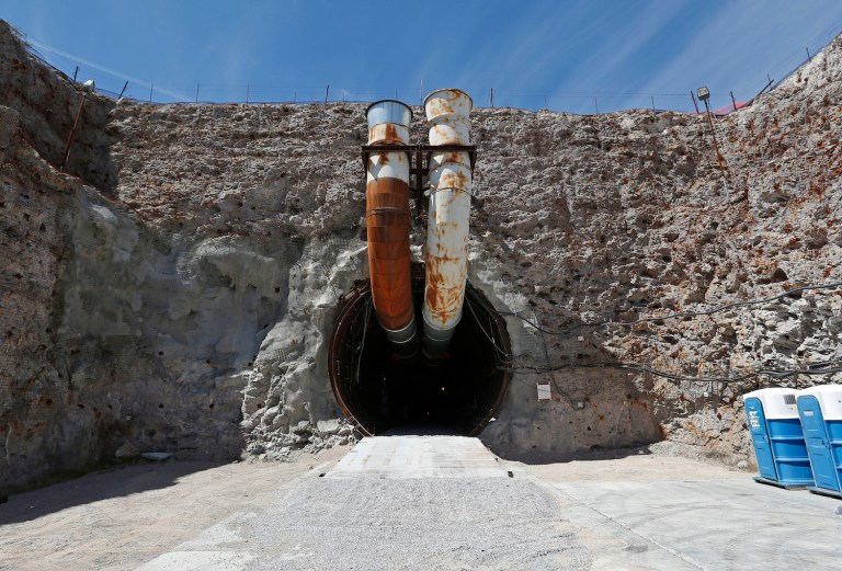 Perry said he would look at alternative sites to Yucca Mountain in order to dump nuclear waste. (AP Photo/John Locher, File)