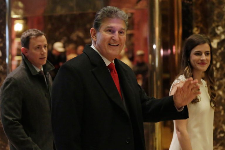 Joe Manchin will work with Republicans. (AP Photo/Richard Drew)