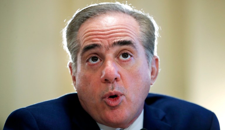 Veterans Affairs Secretary David Shulkin, an Obama appointee, has been the first or second most likely Cabinet official to be fired according to PredictIt.org, a online predicting market. (AP Photo/Jacquelyn Martin)