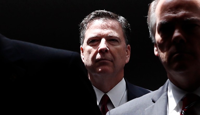 Former FBI Director James Comey told lawmakers on the Senate Intelligence Committee last year that he decided to memorialize his encounters with President Trump after his first meeting with the president in January 2017. (AP Photo/Alex Brandon)