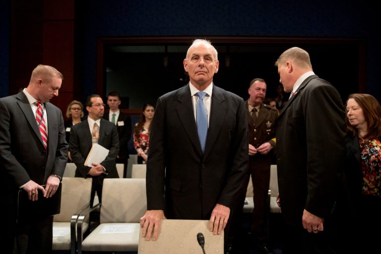 The order had blindsided congressional leaders as well as travelers who were already en route to the U.S. (AP Photo/Andrew Harnik)