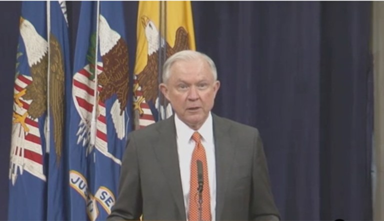 Attorney General Jeff Sessions said more fatal car accidents are caused by drugs than by alcohol, adding that the AMA 