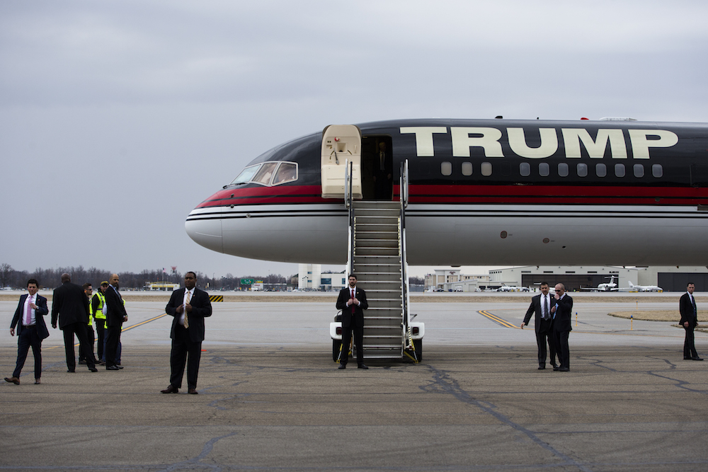 Donald Trump’s personal jet has been grounded