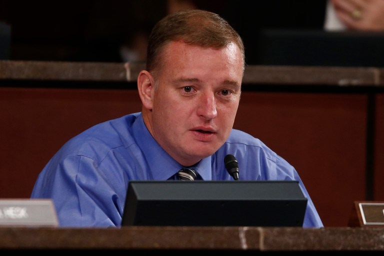 Rep. Tom Rooney, R-Fla., argued that his plan to change House rules to let lawmakers pick and choose which Army Corps of Engineers projects take priority is not a plan to allow the return of earmarks. (AP Photo/Charles Dharapak)