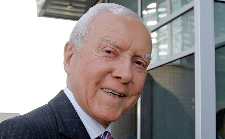"To ascribe racism to the president which some people are trying to do is not only hitting below the belt it's vicious stuff," said Sen. Orrin Hatch, R-Utah. (AP Photo/Rick Bowmer)