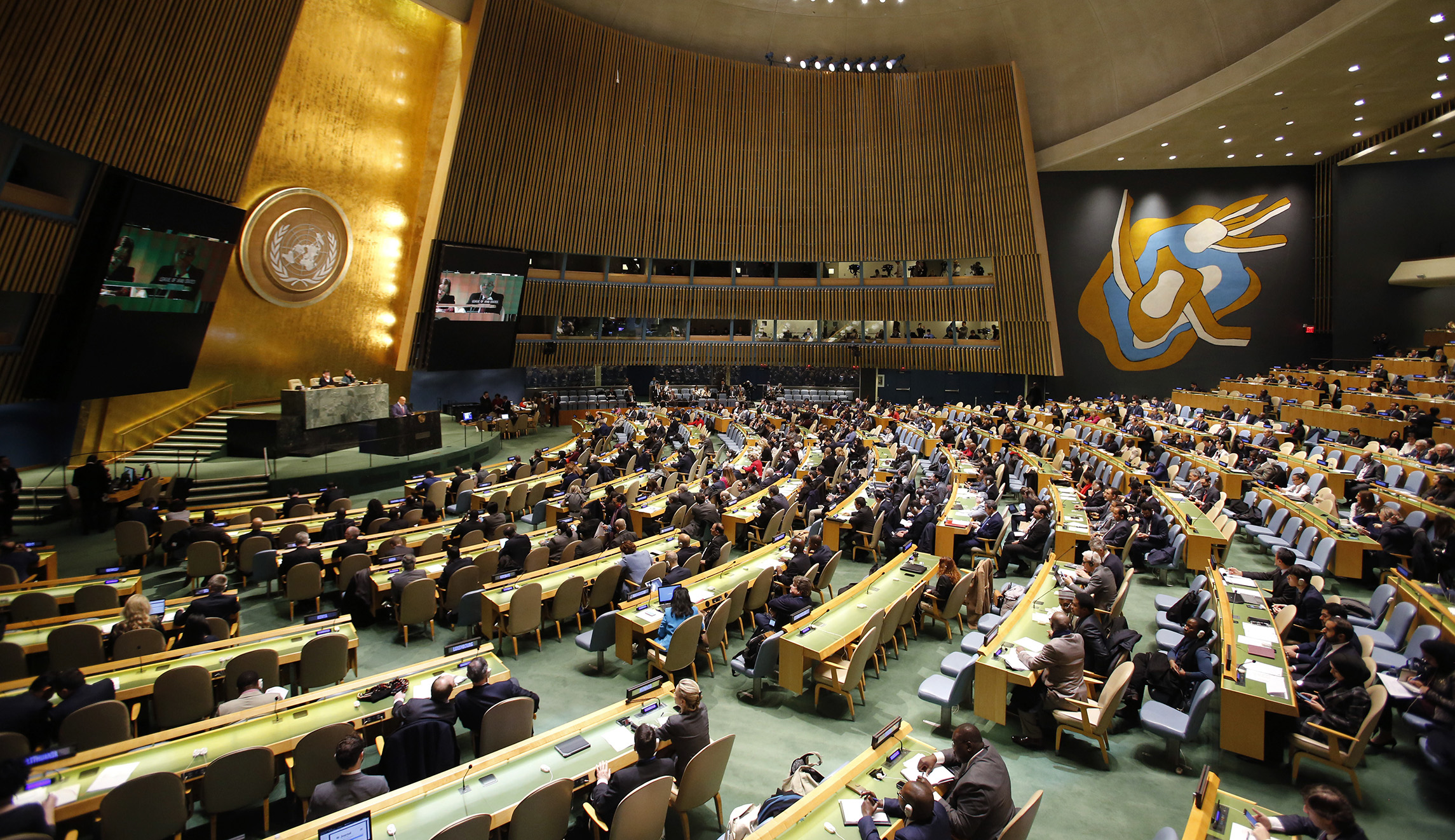 Joy to the World! The UN budget cuts have come!