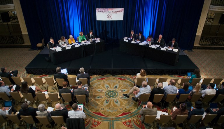 The Privacy and Civil Liberties Oversight Board was established by 2007 legislation, but wasn't fully functional until 2013 and took a major role reviewing programs exposed that year by whistleblower Edward Snowden. (AP Photo/Cliff Owen)