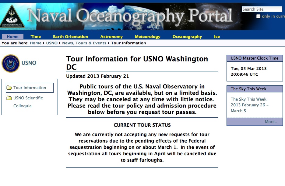 Biden’s Complex Closed for Sequestration