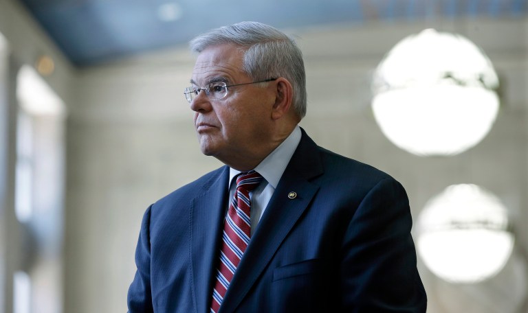 In April 2015, Sen. Robert Menendez was accused of accepting $1 million in improper gifts and campaign donations as bribes. (AP Photo/Mel Evans)