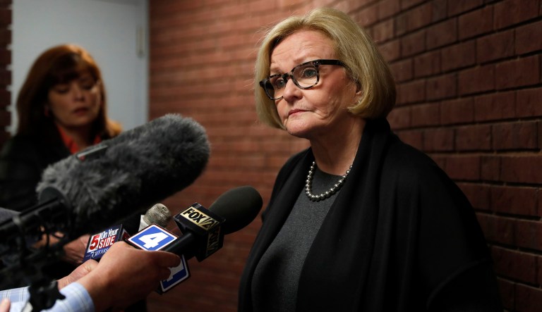 During the 2012 election cycle, Sen. Claire McCaskill, D-Mo., sold her private plane after it was revealed she and her husband failed to pay $320,000 in back taxes on the $2 million aircraft. (AP Photo/Jeff Roberson)