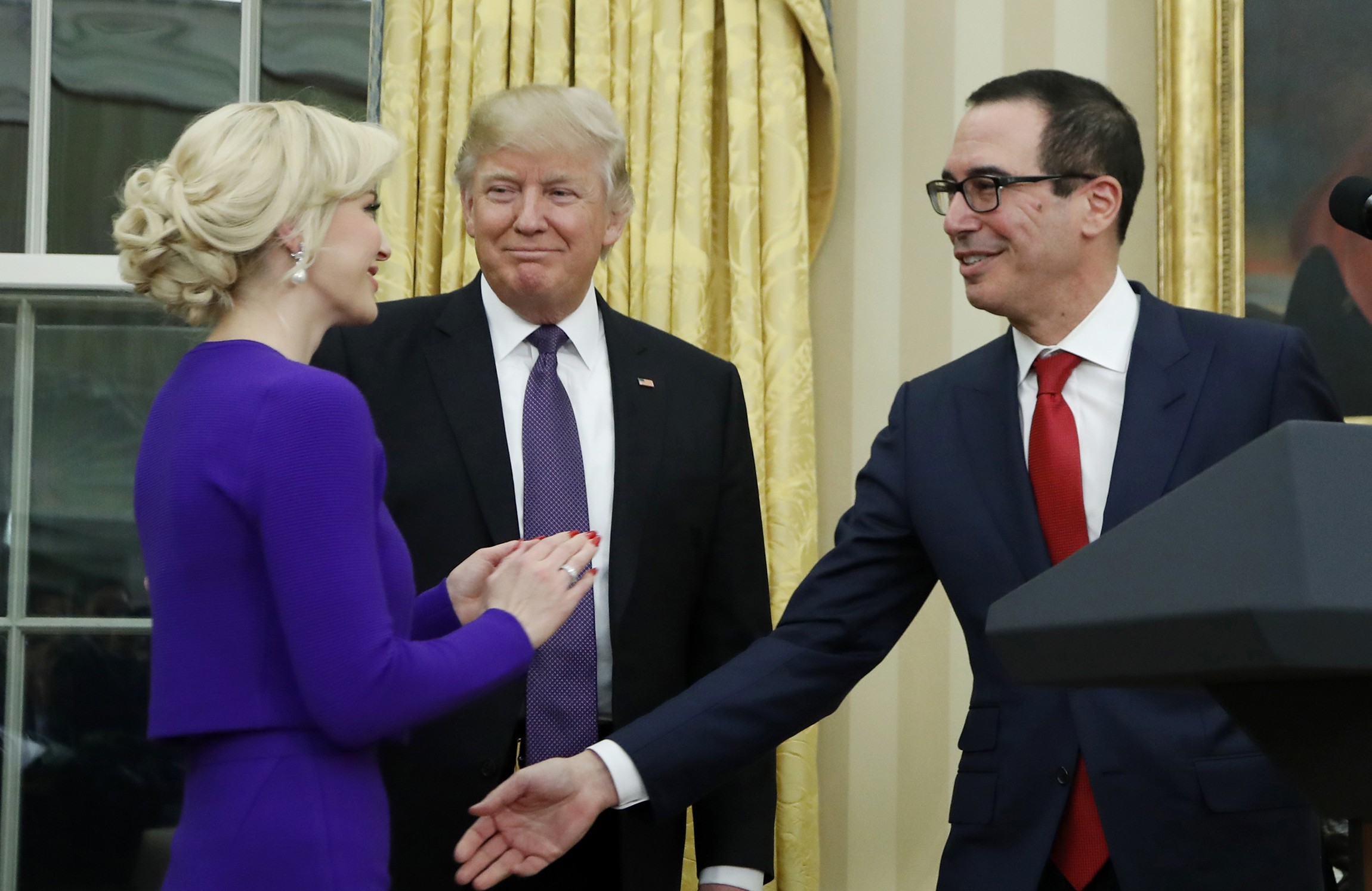 President Trump and Melania attend Steven Mnuchin’s wedding
