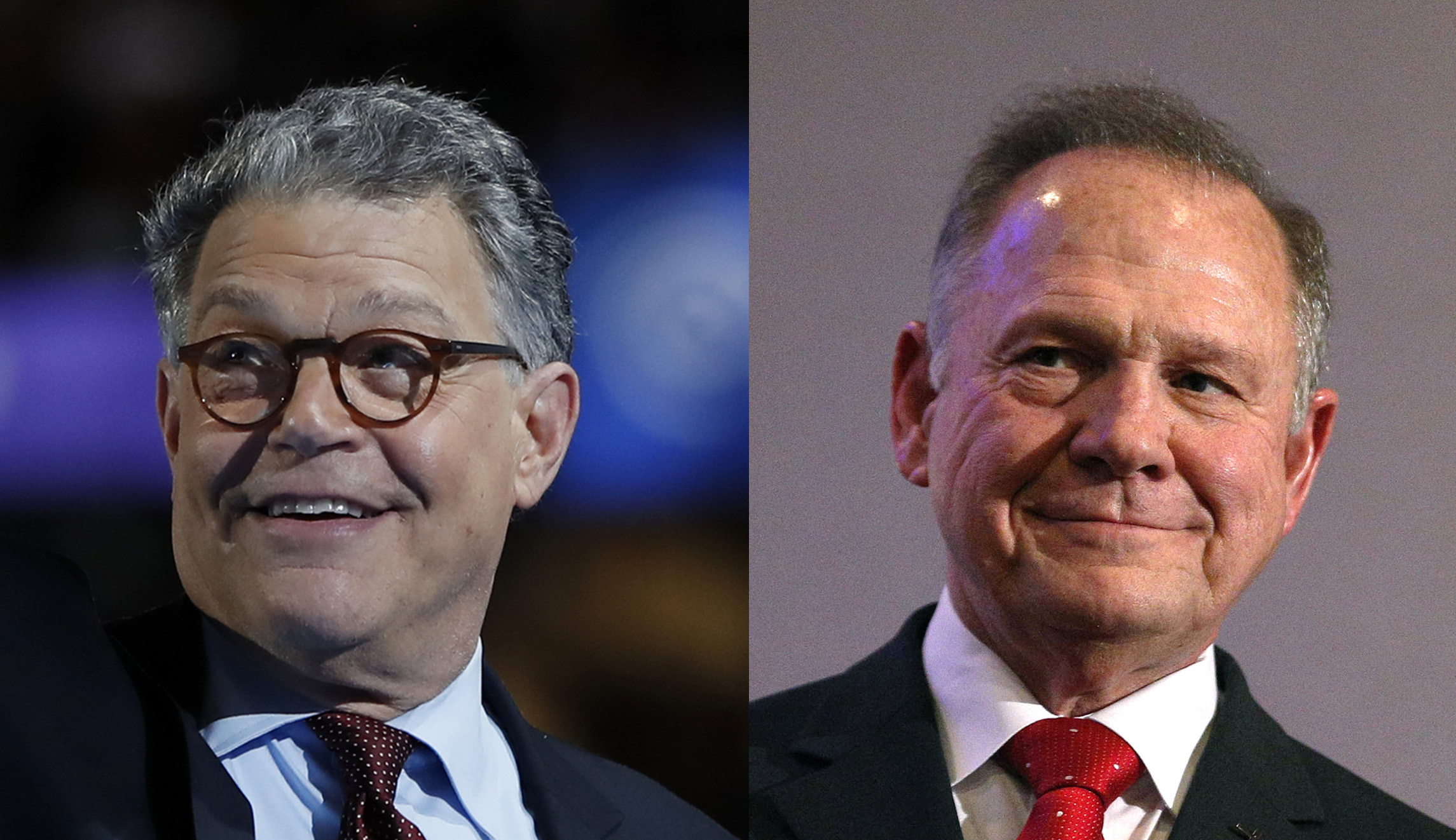 Major newspapers hold fire on Al Franken, in contrast to Roy Moore