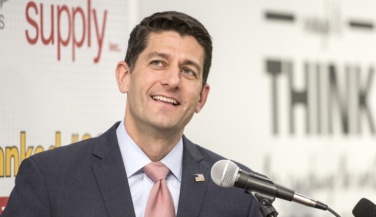 Speaker Paul Ryan said Wednesday he wouldn't want to repeat the experience of passing the American Health Care Act, but that it was good for House Republicans. (Angela Major /The Janesville Gazette via AP)
