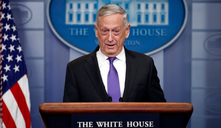 While Defense Secretary Jim Mattis has made procurement efficiency a priority, he needs congressional support to push back against defense contractors who want to retain government spending without taking responsibility for cost overruns. (AP Photo/Carolyn Kaster)