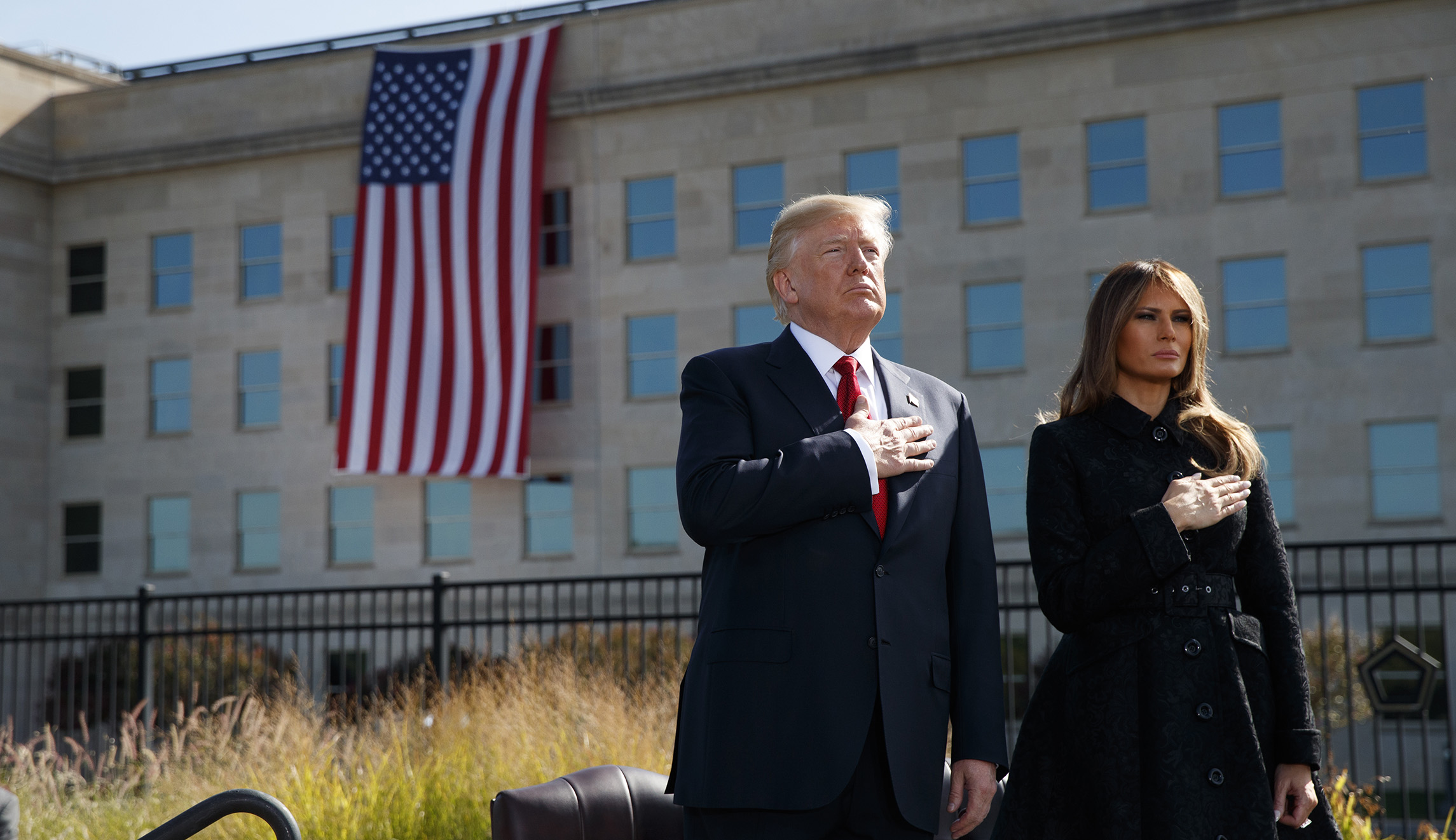 Trump pays tribute to 9/11 victims, vows to protect Americans from ‘savage killers’