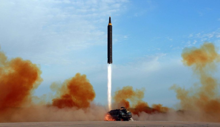 The North Korean government has said it has test launched an intermediate range missile, but it is difficult to assess the claim. Independent journalists are not given access to cover the events depicted in images distributed by the Korean Central News Agency via Korea News Service. (Korean Central News Agency/Korea News Service via AP, File)