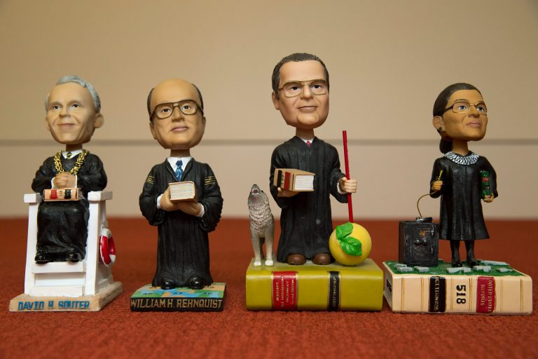 Bobbleheads honor Supreme Court justices