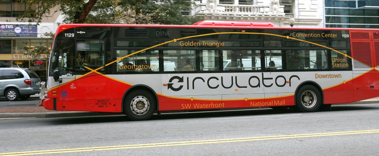 The recommendations from Ward 3 D.C. Councilwoman Mary Cheh would raise Circulator fares to $1.50 for passengers paying with a SmarTrip card. Passengers opting for a cash transaction would pay $2. (Photo: Examiner file)