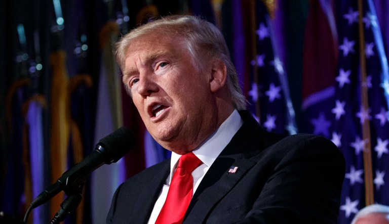 The White House schedule for Thursday made no mention of Trump signing an order to impose the tariffs, and NBC reported that nothing might happen today because the details of the order were still being worked out. (AP Photo/ Evan Vucci)