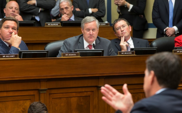 House Freedom Caucus will begin examining proposals in January. (AP Photo/J. Scott Applewhite)