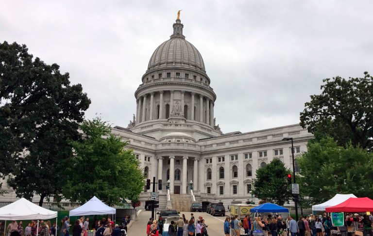 A federal court ruled Monday the new districts drawn by Wisconsin's Republican-led Assembly are unconstitutional, according to a report. (AP Photo/Beth J. Harpaz)