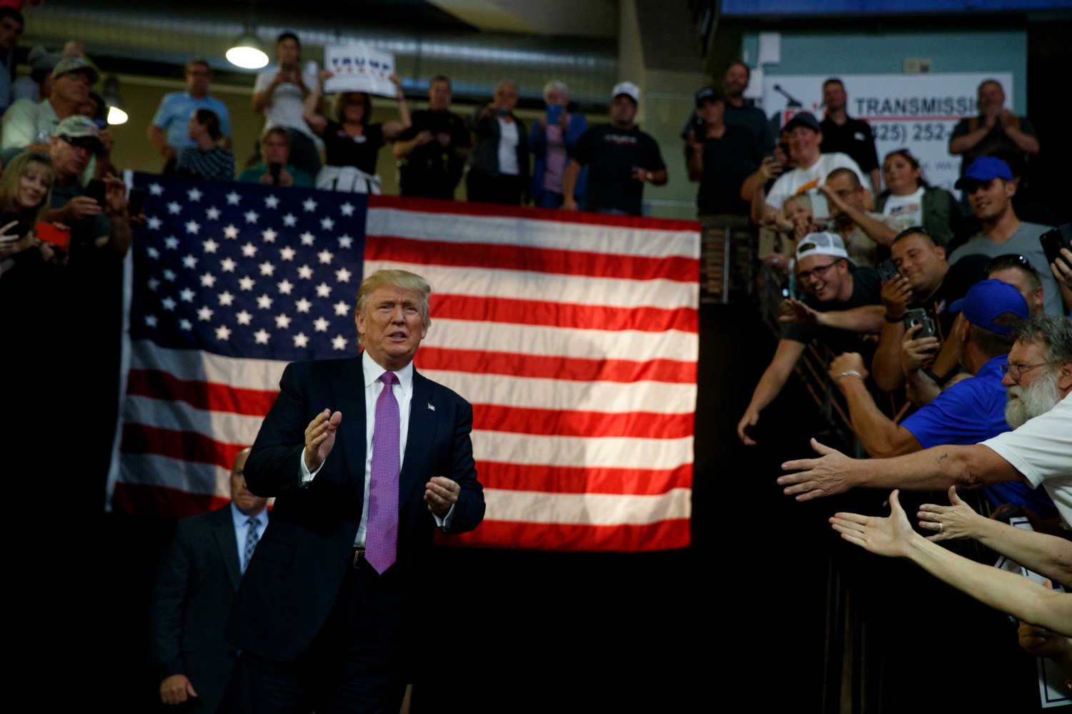 Trump calls Dems party of slavery, Jim Crow, oppression