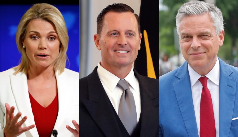 Heather Nauert, Richard Grenell, and Jon Huntsman