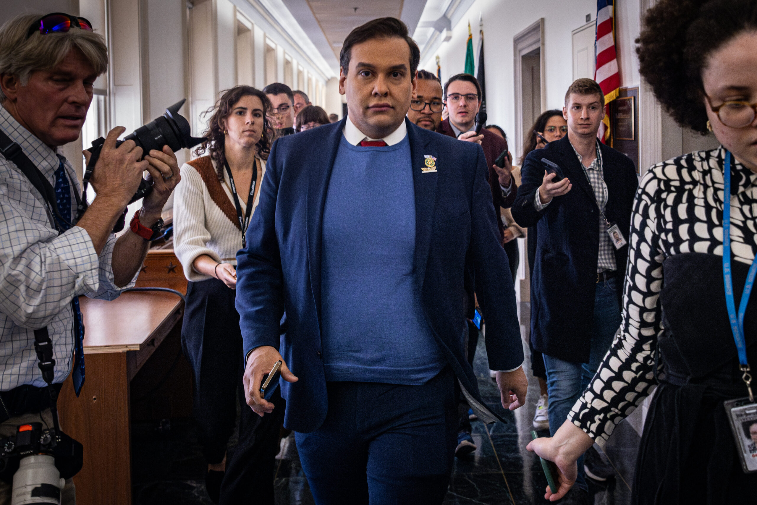 Speaker Mike Johnson has ‘real reservations’ about expelling George Santos