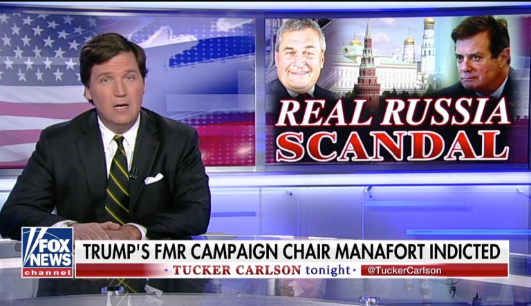 Fox News's Tucker Carlson reported last week that special counsel Robert Mueller is identifying groups that have secretly worked for years as de facto Russian operatives, and the Podesta Group is chief among them. The Podesta Group has called the story a 