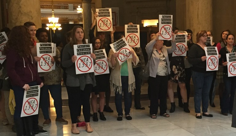 Pro-abortion advocates have called the law one of the most restrictive in the country. (AP Photo/Aric Chokey)